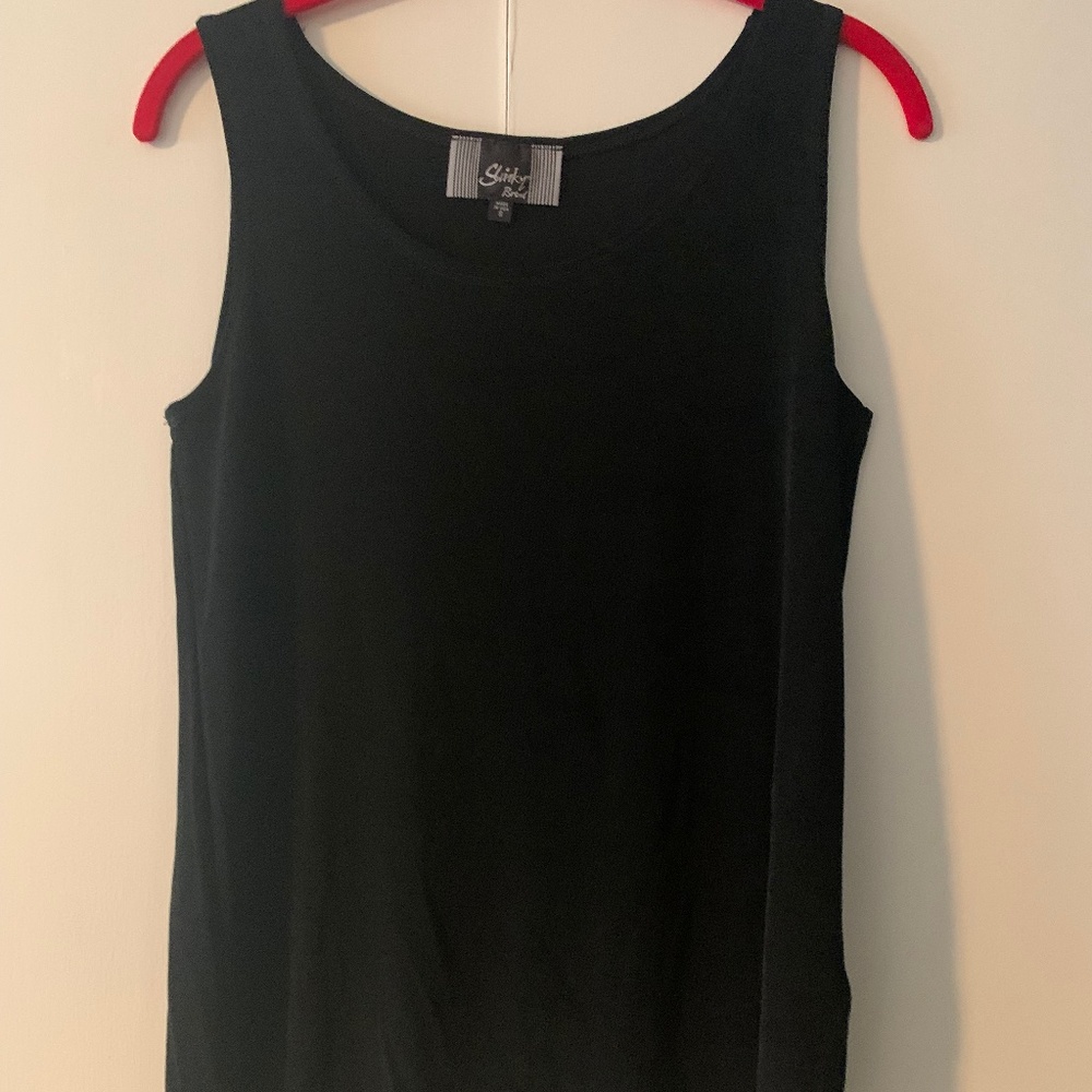 Slinky Black Tank Top